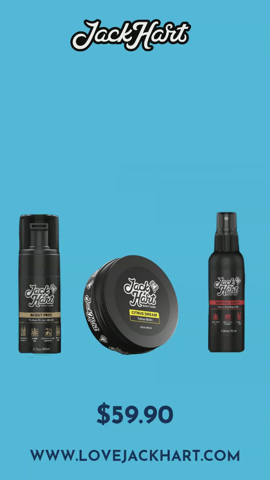 3 STEP TATTOO AFTERCARE BUNDLE